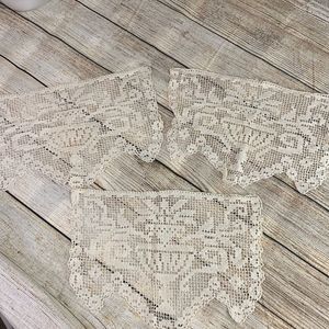 3 - Vintage Doilies Cream/Antique White